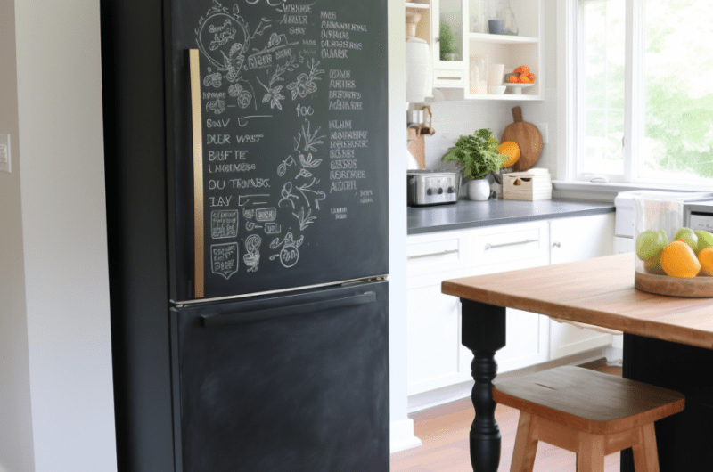 Chalkboard Fridge DIY