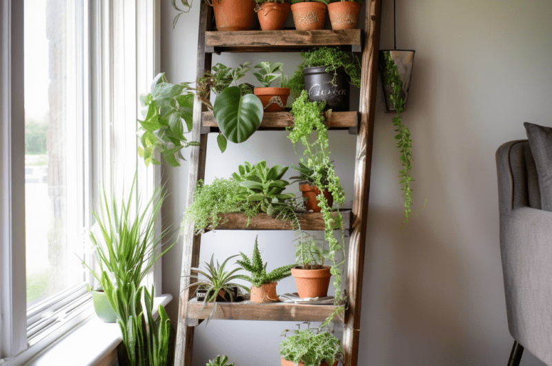 Ladder Plant Holder